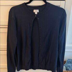 J. Crew navy cardigan